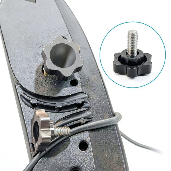 JOYSOG Steering Wheel Screw Bolts Metal Plastic Knob-1