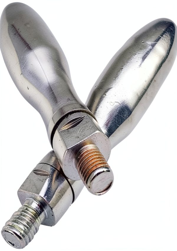 Hand Wheel Chrome Plated Stainless Steel Revolving Handle-2