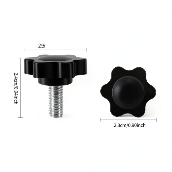 JOYSOG Steering Wheel Screw Bolts Metal Plastic Knob-6